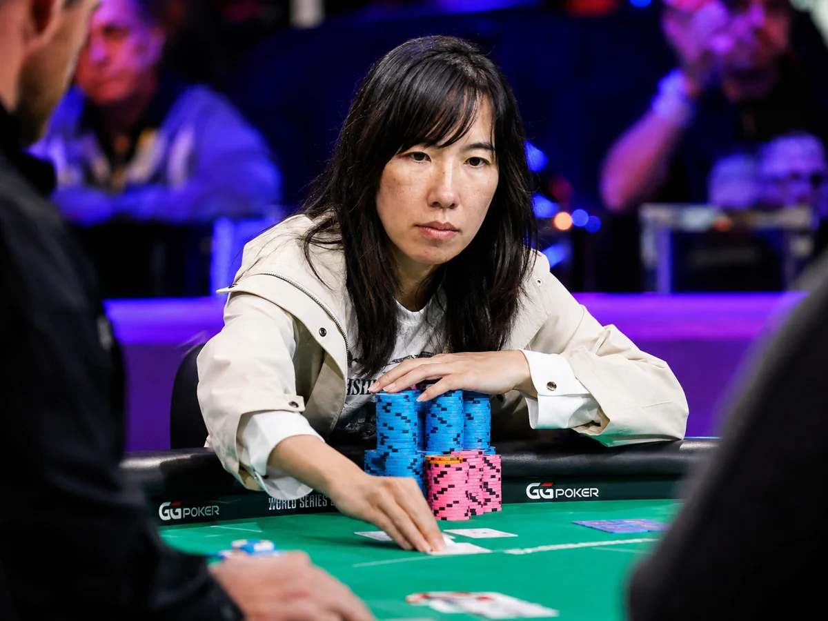 Skye Chen in action at the 2026 WSOP $1,000 Ladies Championship final table