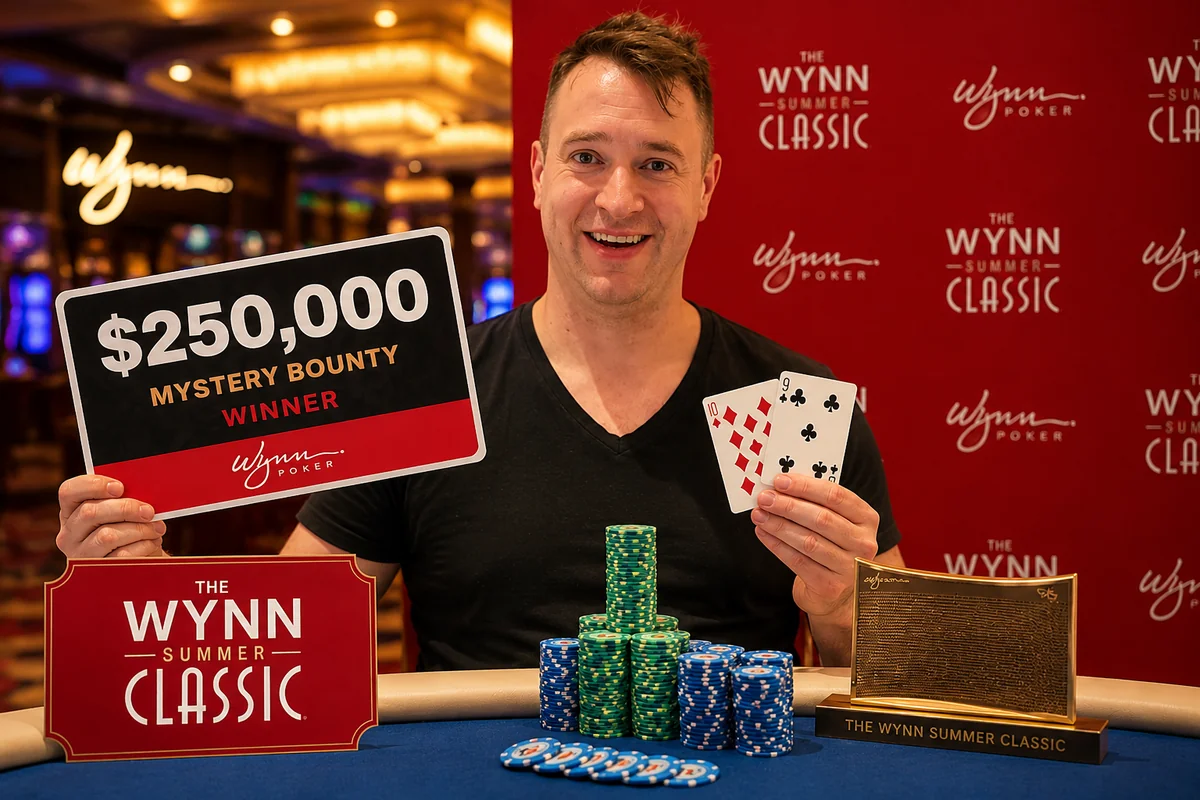 Justin 'Lappy Poker' Lapka at the 2026 Wynn Summer Classic