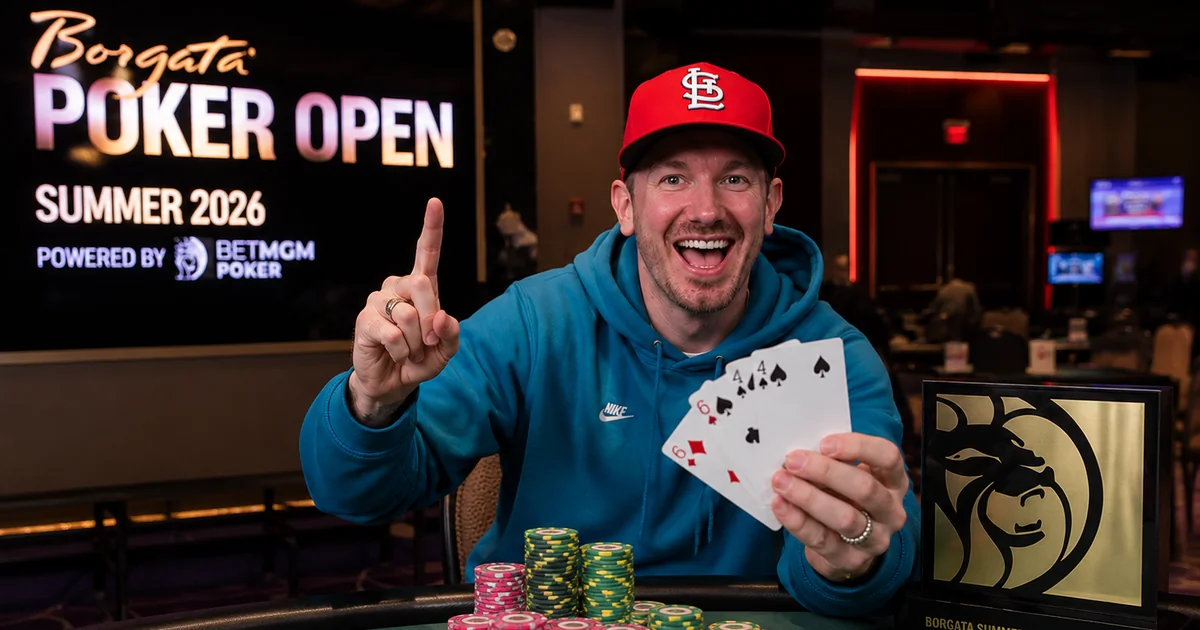 Brandon Mueller Wins Borgata $650 PLO Championship After Being Dealt Aces 14 Times