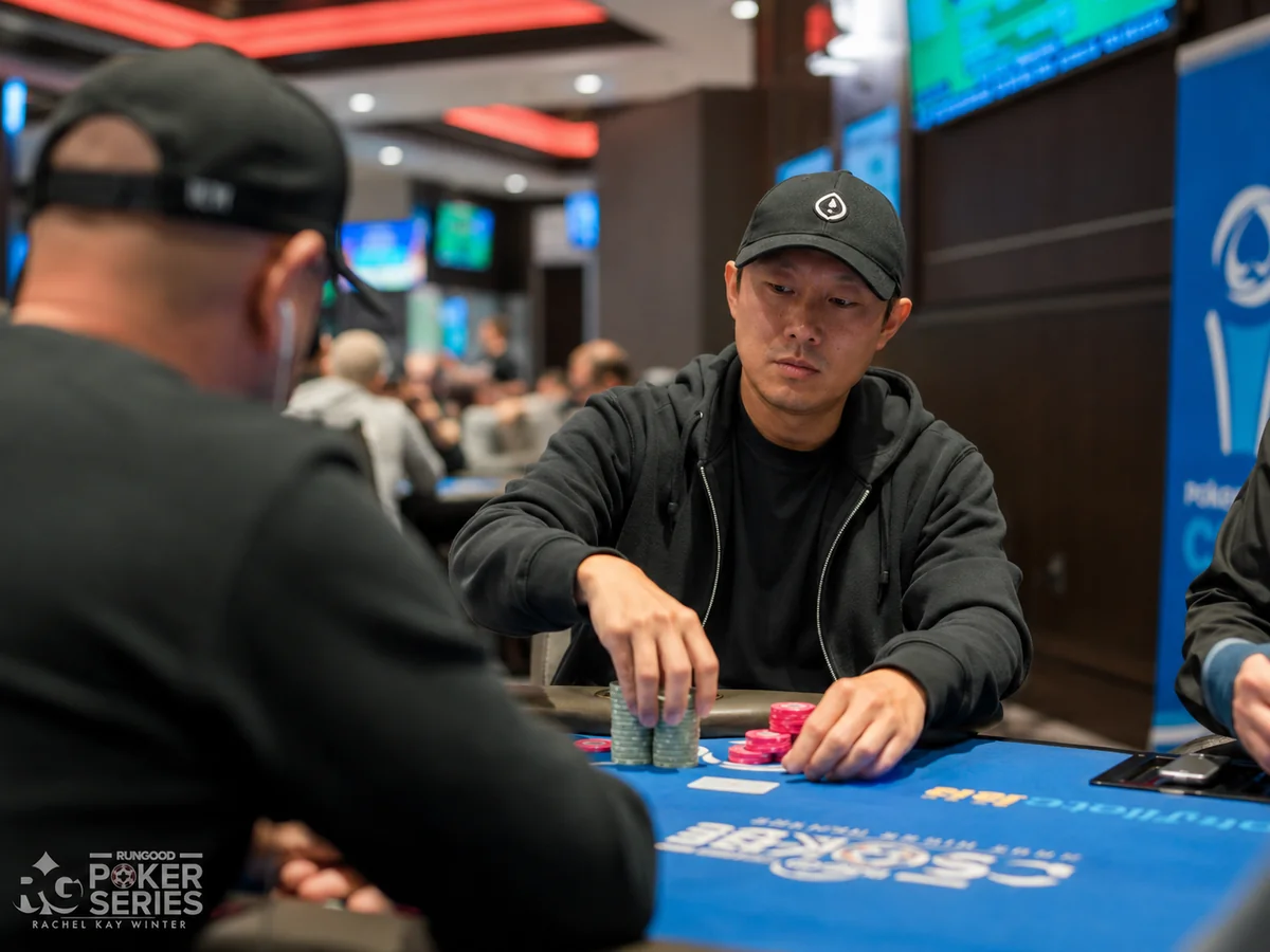 Xiong Thao in action during the PokerNews Cup final table
