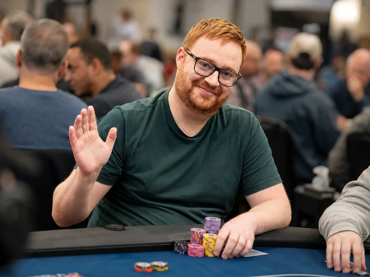 Action at the 2026 WSOP