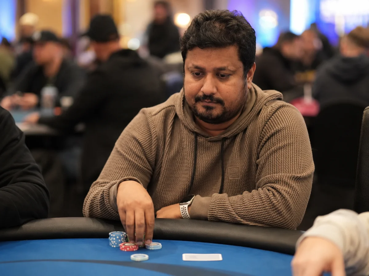 Santhosh Suvarna at the WSOP